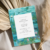 Claude Monet Waterlelies Trouwen Kaart