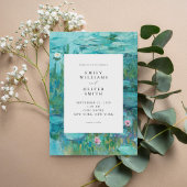 Claude Monet Waterlelies Trouwen Kaart