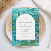 Claude Monet Waterlelies Trouwen Kaart