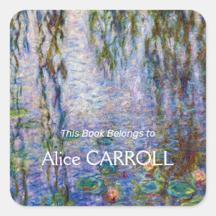 Claude Monet - Waterlelies Vierkante Sticker