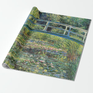 Claude Monet - Waterlelies vijver en Japanse brug Cadeaupapier