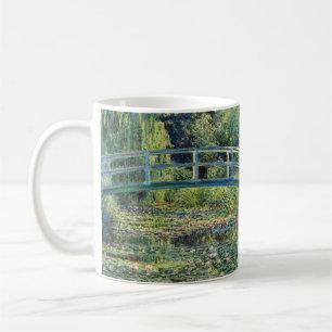 Claude Monet - Waterlelies vijver en Japanse brug Koffiemok