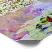 Claude Monet Waterlelies Vijver Giverny Poster (Hoek)