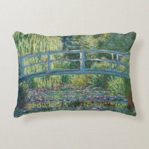 Claude Monet - Waterlelies vijver, Groene Harmonie Accent Kussen