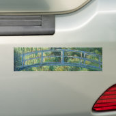 Claude Monet - Waterlelies vijver, Groene Harmonie Bumpersticker (Op auto)
