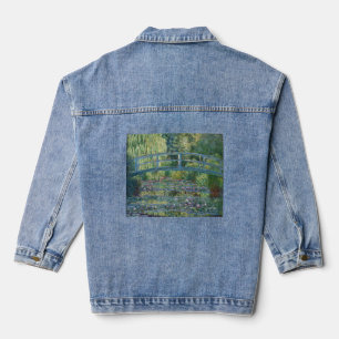 Claude Monet - Waterlelies vijver, Groene Harmonie Denim Jacket