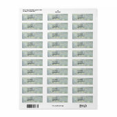 Claude Monet - Waterlelies vijver, Groene harmonie Etiket (Full Sheet)