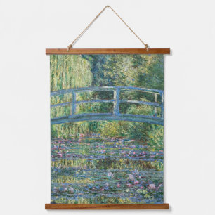 Claude Monet - Waterlelies vijver, Groene Harmonie Hangend Wandkleed