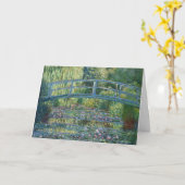 Claude Monet - Waterlelies vijver, Groene Harmonie Kaart (Gele Bloem)