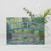 Claude Monet - Waterlelies vijver, Groene Harmonie Kaart (Staand voorkant)