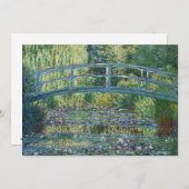 Claude Monet - Waterlelies vijver, Groene Harmonie Kaart (Voorkant / Achterkant)