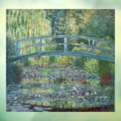 Claude Monet - Waterlelies vijver, Groene Harmonie Raamsticker (Vel 3)