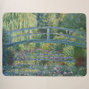 Claude Monet - Waterlelies vijver, Groene Harmonie Sherpa Deken