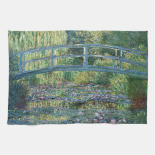 Claude Monet - Waterlelies vijver, Groene Harmonie Theedoek