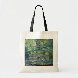 Claude Monet - Waterlelies vijver, Groene Harmonie Tote Bag
