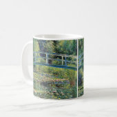 Claude Monet - Waterlelies vijver & Japanse Brug Koffiemok (Voorkant links)