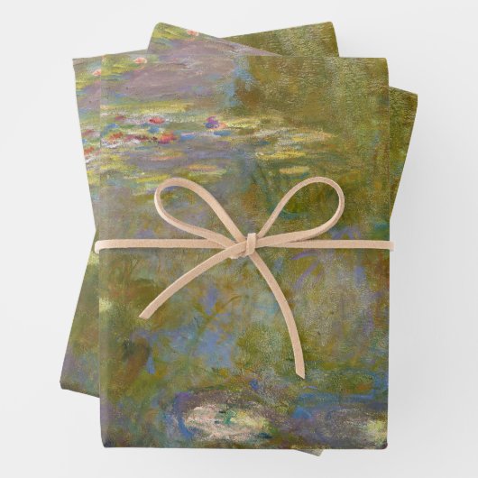 Claude Monet - Waterleliesvijver 1917 Inpakpapier Vel (In situ)