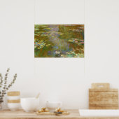 Claude Monet - Waterleliesvijver 1917 Poster (Keuken)