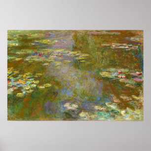 Claude Monet - Waterleliesvijver 1917 Poster