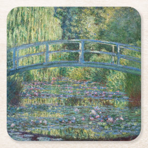 Claude Monet - Waterleliesvijver, Groene Harmonie Kartonnen Onderzetters