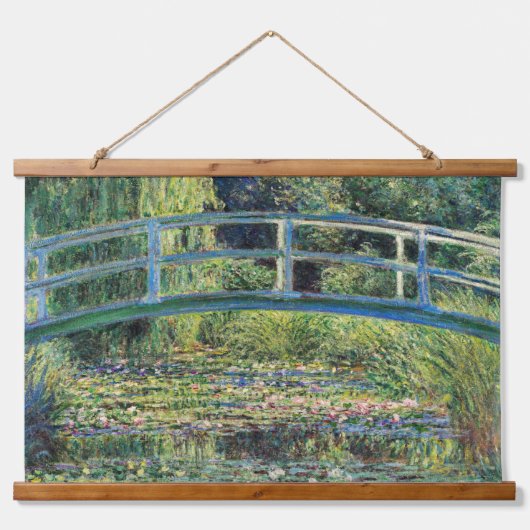 Claude Monet - Waterleliesvijver & Japanse Brug Hangend Wandkleed (Voorkant)