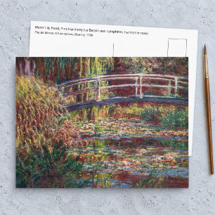 Claude Monet - Waterleliesvijver, Roze Harmonie Briefkaart