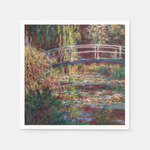 Claude Monet - Waterleliesvijver, Roze Harmonie Servet