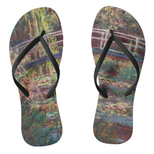 Claude Monet - Waterleliesvijver, Roze Harmonie Teenslippers