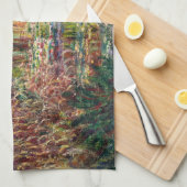 Claude Monet - Waterleliesvijver, Roze Harmonie Theedoek (Quarter Fold)