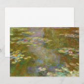 Claude Monet - Waterlelievijver 1917 Bedankkaart (Voorkant / Achterkant)