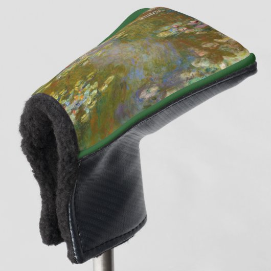 Claude Monet - Waterlelievijver 1917 Golfheadcover (3/4 voorkant)