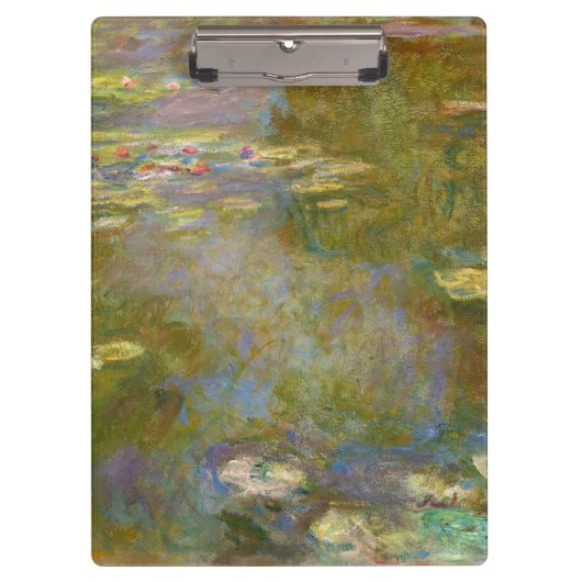 Claude Monet - Waterlelievijver 1917 Klembord (Voorkant)