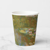 Claude Monet - Waterlelievijver 1917 Papieren Bekers (Achterkant)