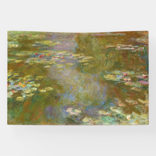 Claude Monet - Waterlelievijver 1917 Spandoek (Horizontaal)