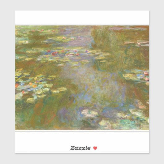 Claude Monet - Waterlelievijver 1917 Sticker (Vel)