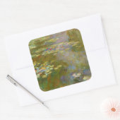 Claude Monet - Waterlelievijver 1917 Vierkante Sticker (Envelop)