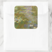 Claude Monet - Waterlelievijver 1917 Vierkante Sticker (Tas)