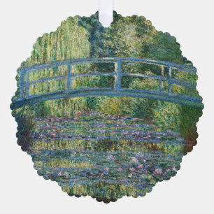 Claude Monet - Waterlelievijver, Groene Harmonie Ornament Kaart