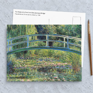 Claude Monet - Waterleliviijver & Japanse Brug Briefkaart