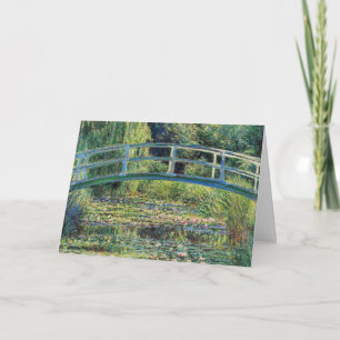Claude Monet - Waterlelivijver & Japanse Brug Kaart