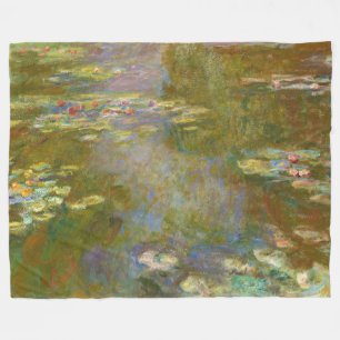Claude Monet - Waterlellevijver 1917 Fleece Deken