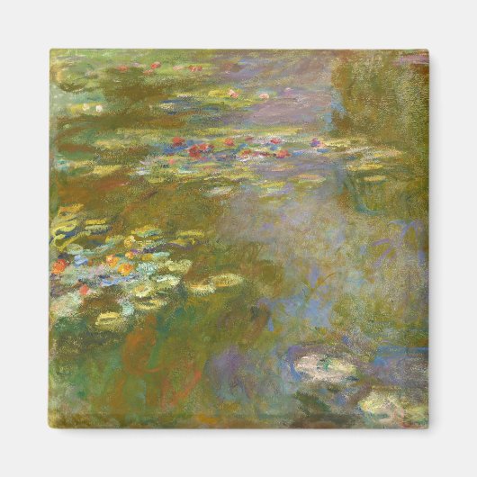 Claude Monet - Waterlellevijver 1917 Magneet (Voorkant)