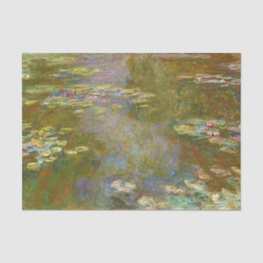 Claude Monet - Waterlellevijver 1917 Tissuepapier (Voorkant)
