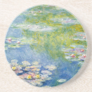 Claude Monet, Waterlellevijver bij Giverny Zandsteen Onderzetter