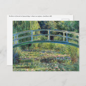 Claude Monet - Waterlellevijver en Japanse Brug Briefkaart (Voorkant / Achterkant)