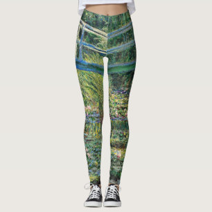 Claude Monet - Waterlellevijver & Japanse Brug Leggings