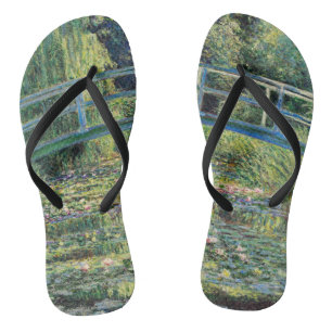 Claude Monet - Waterlellevijver & Japanse Brug Teenslippers