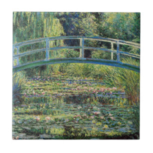 Claude Monet - Waterlellevijver & Japanse Brug Tegeltje