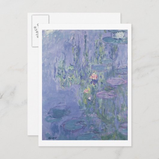 Claude Monet | Waterlib Briefkaart (Voorkant / Achterkant)