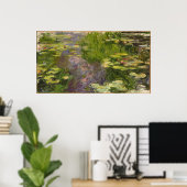 Claude Monet | Waterlib Poster (Thuiskantoor)